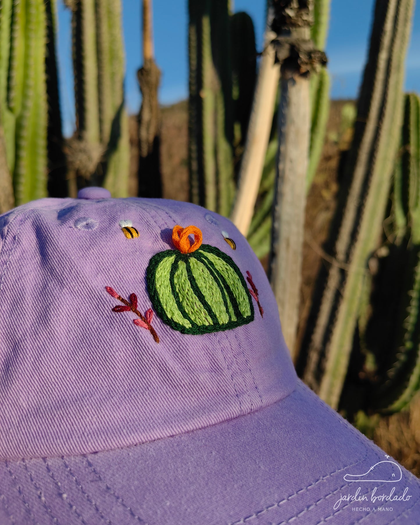 Gorra cactus lila