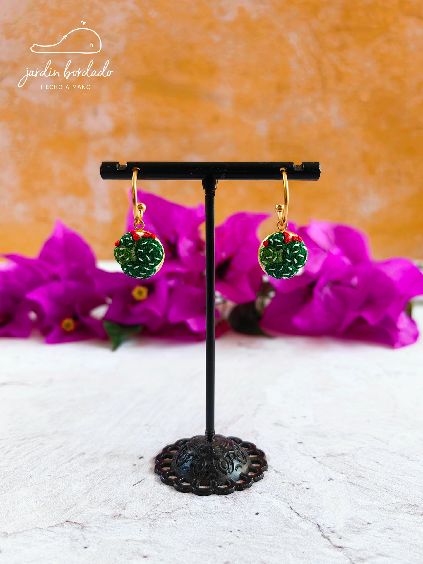 Aretes cactus bracito