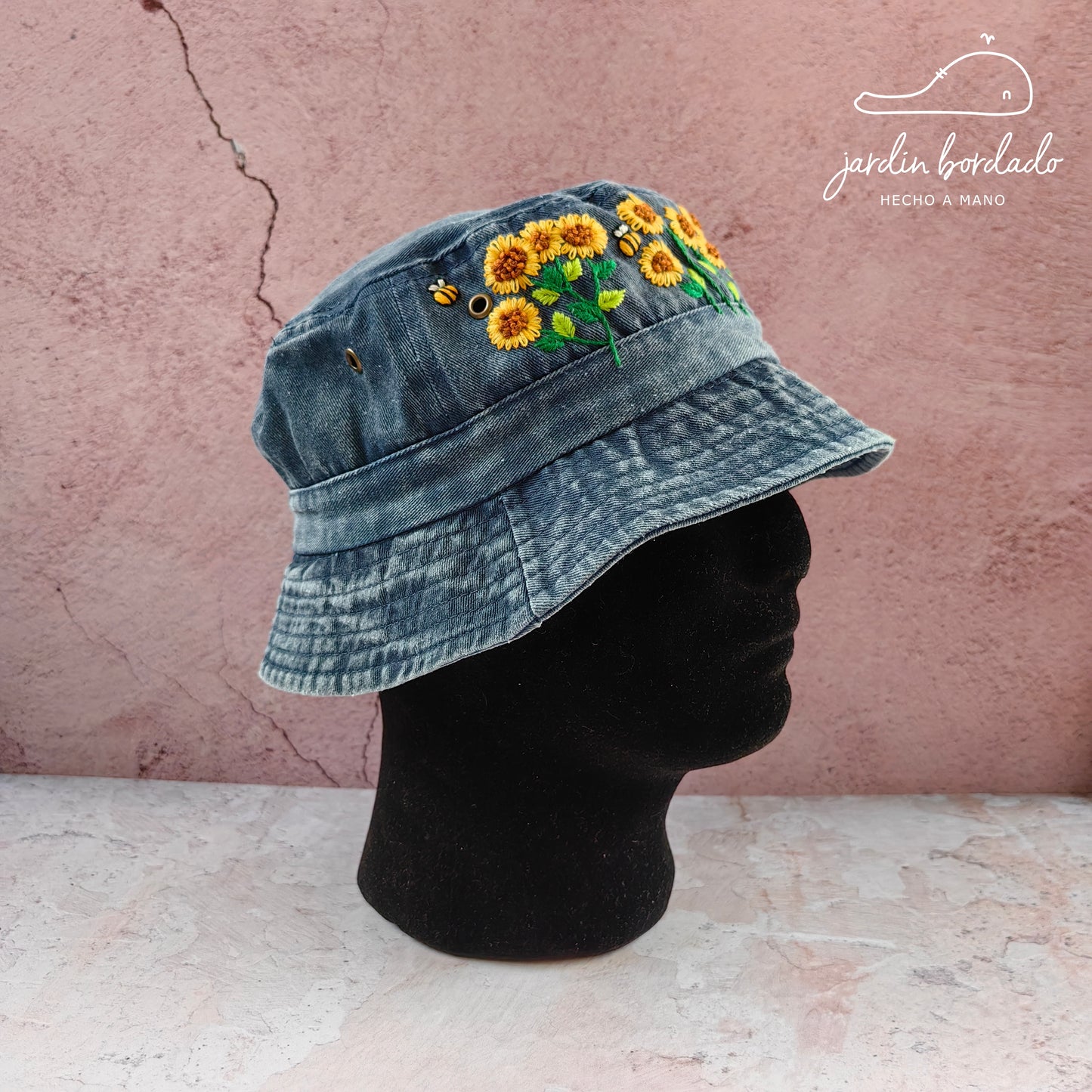 Bucket hat girasoles niña
