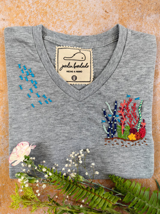 Playera pequeño arrecife (sobre pedido)