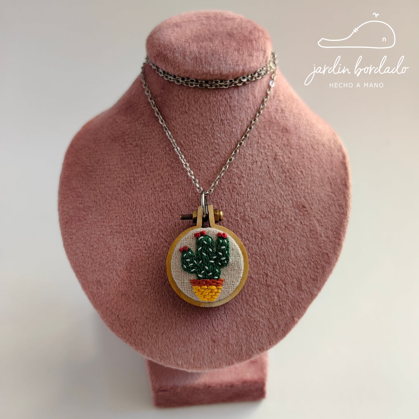 Mini collar cactus en maceta