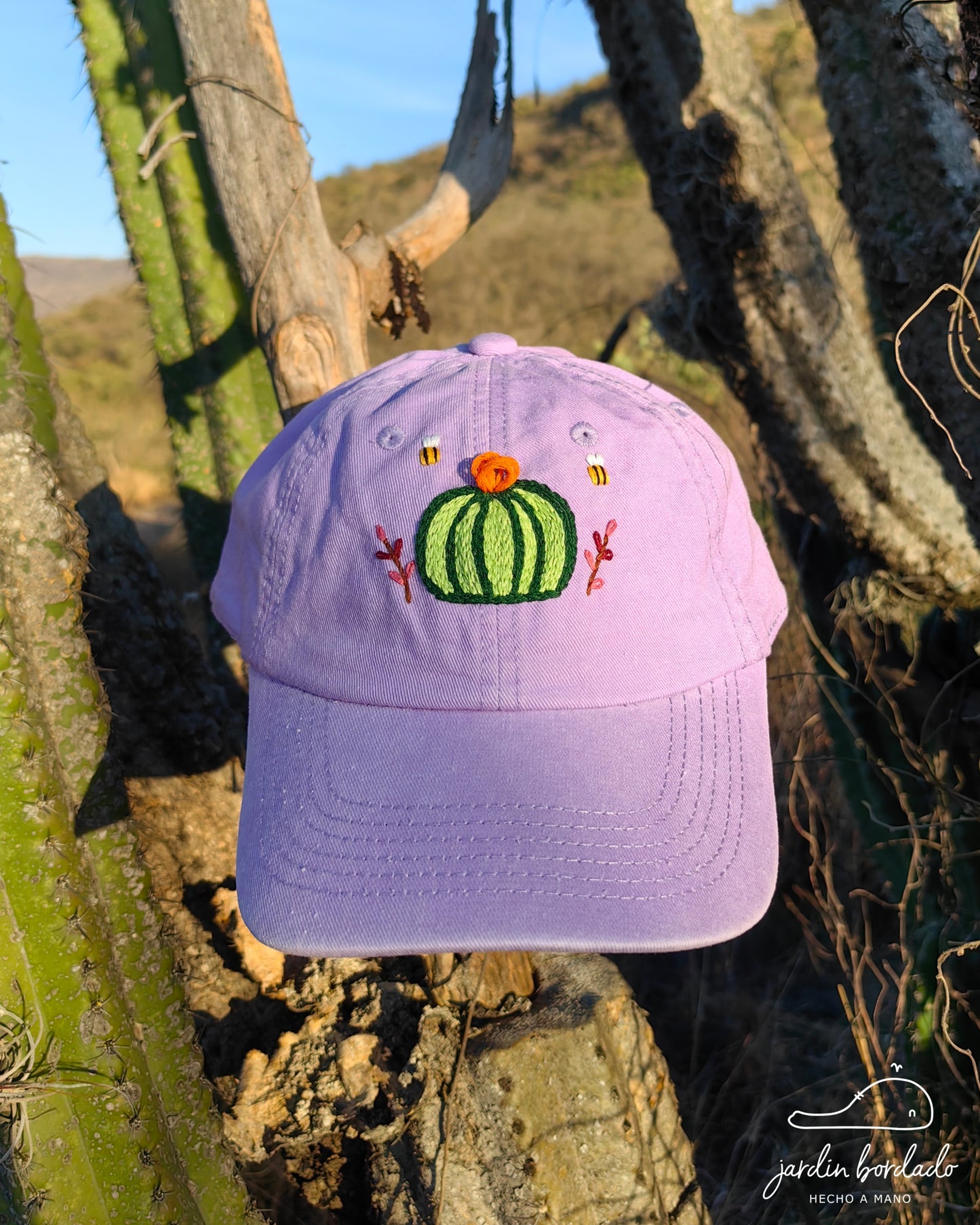 Gorra cactus lila