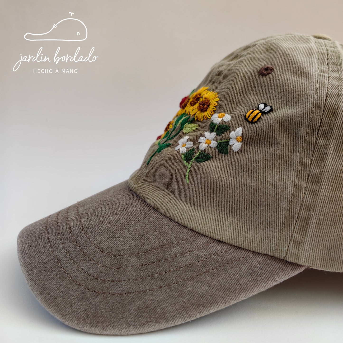 Gorra jardín caqui (Sobre pedido)