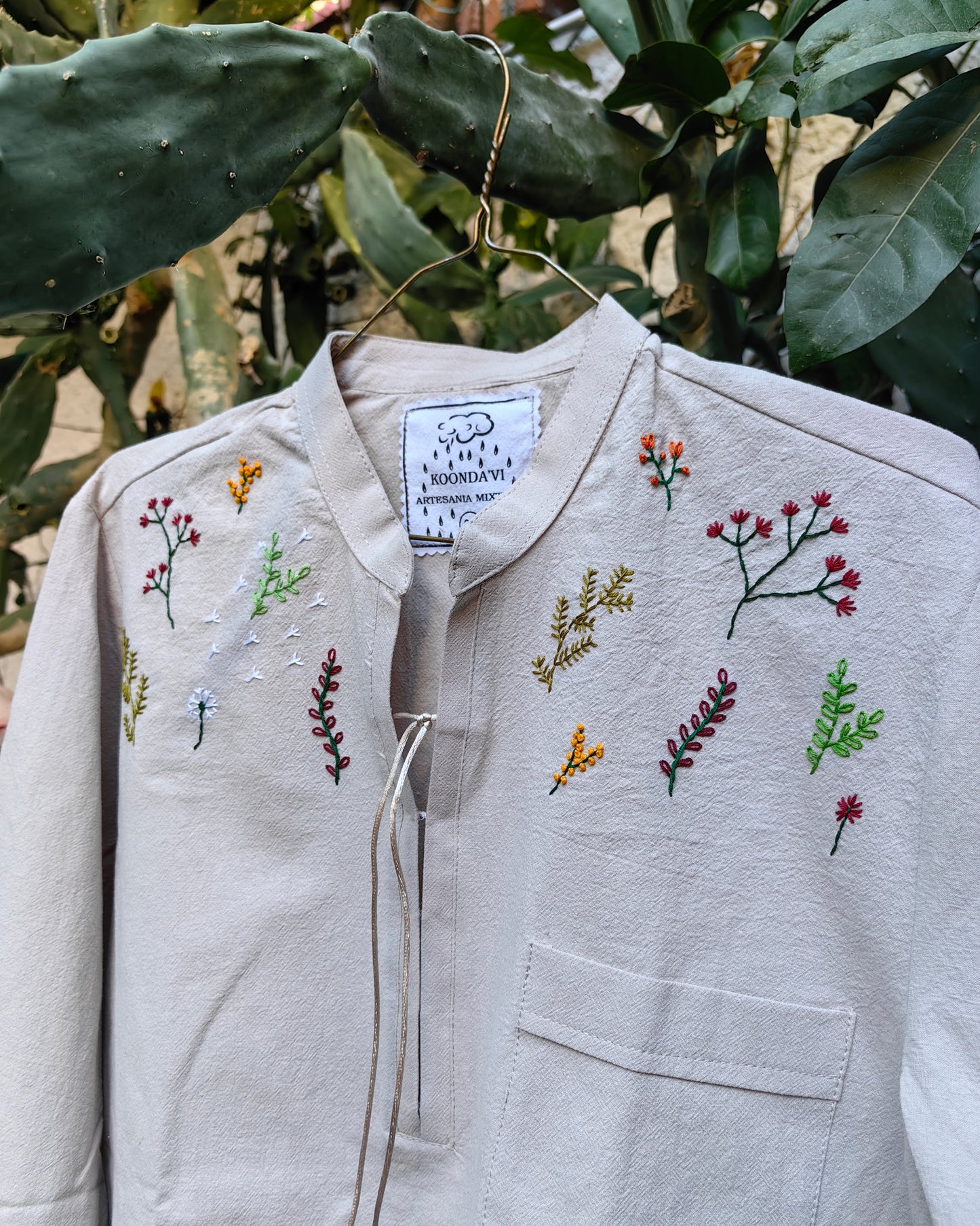 Camisa jardín(Sobre pedido)