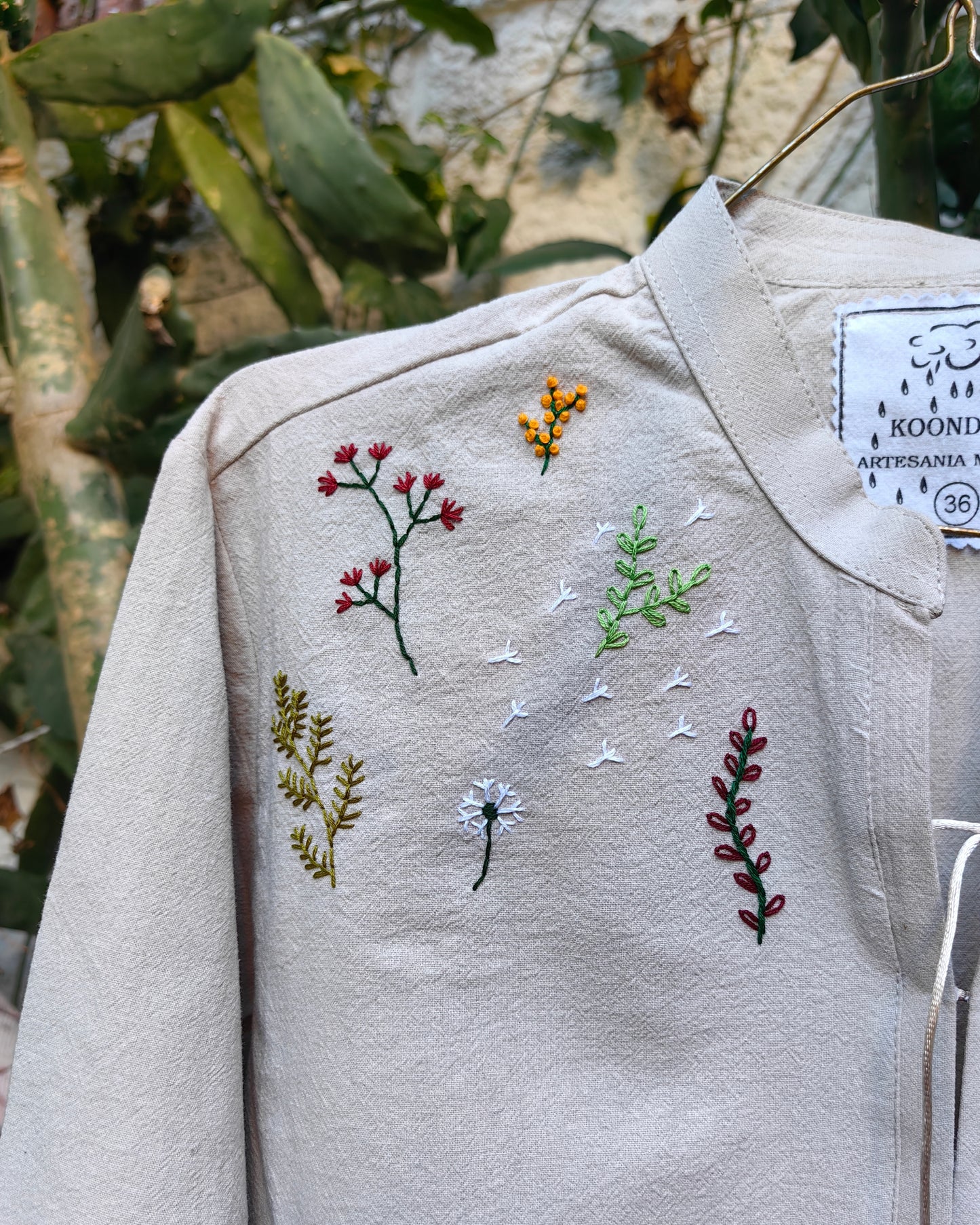 Camisa jardín(Sobre pedido)