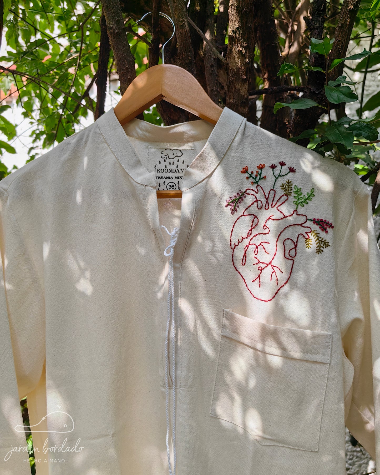 Camisa corazón (Sobre pedido)