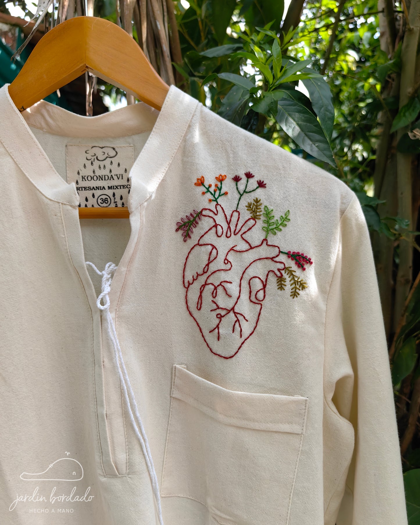 Camisa corazón (Sobre pedido)