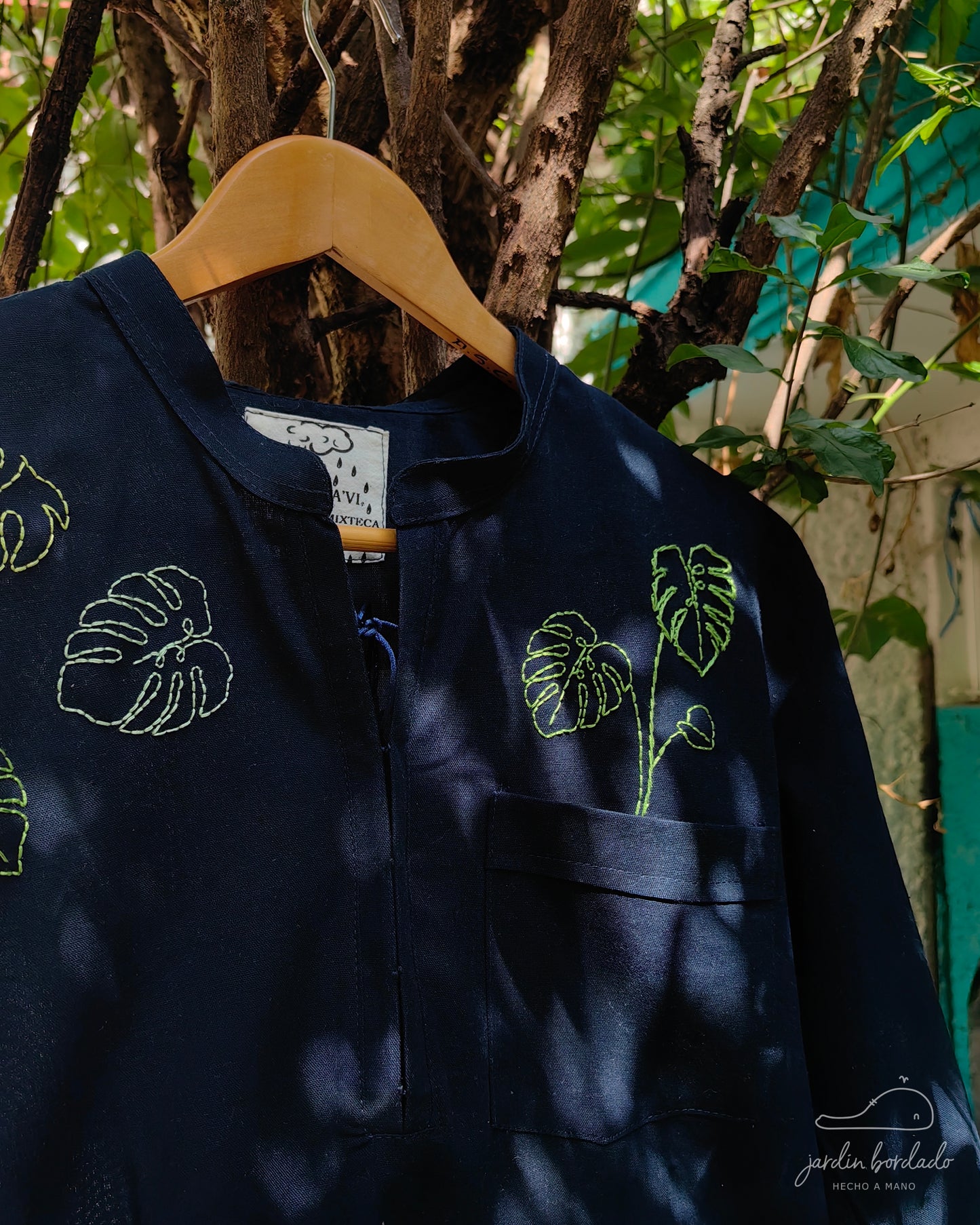 Camisa Monstera Deliciosa (Sobre pedido)