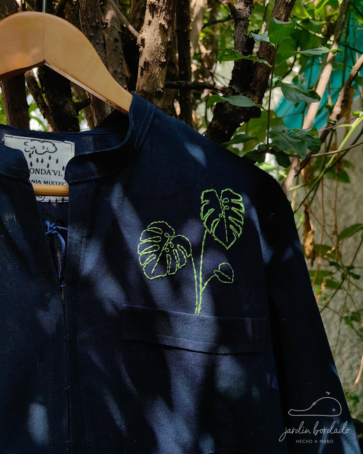 Camisa Monstera Deliciosa (Sobre pedido)
