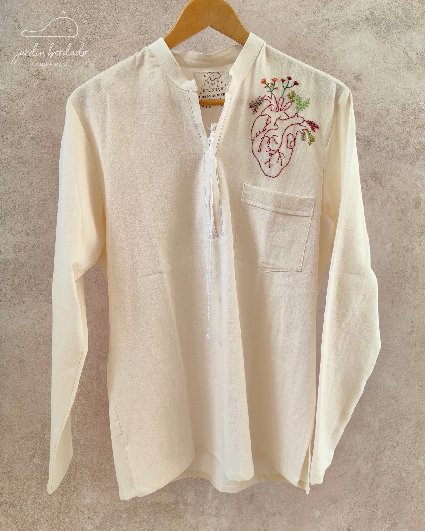 Camisa corazón (Sobre pedido)