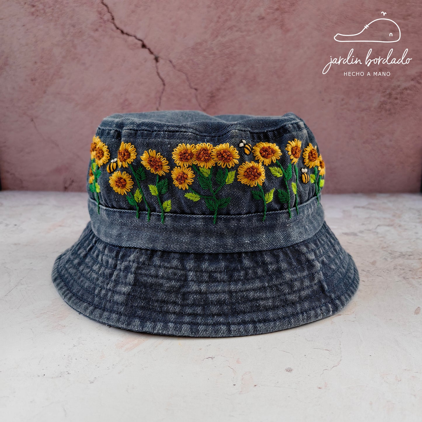 Bucket hat girasoles