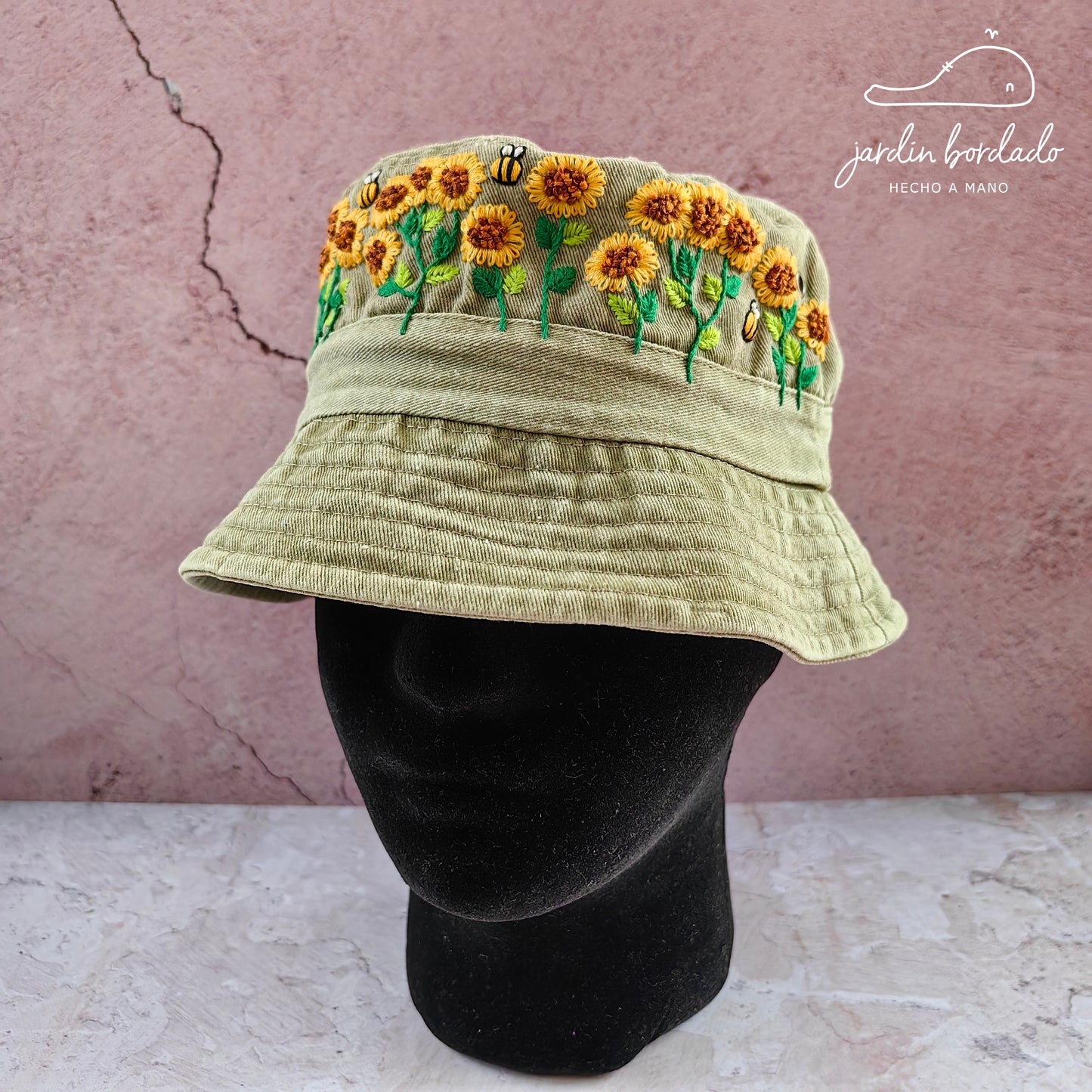 Bucket hat girasoles (sobre pedido)