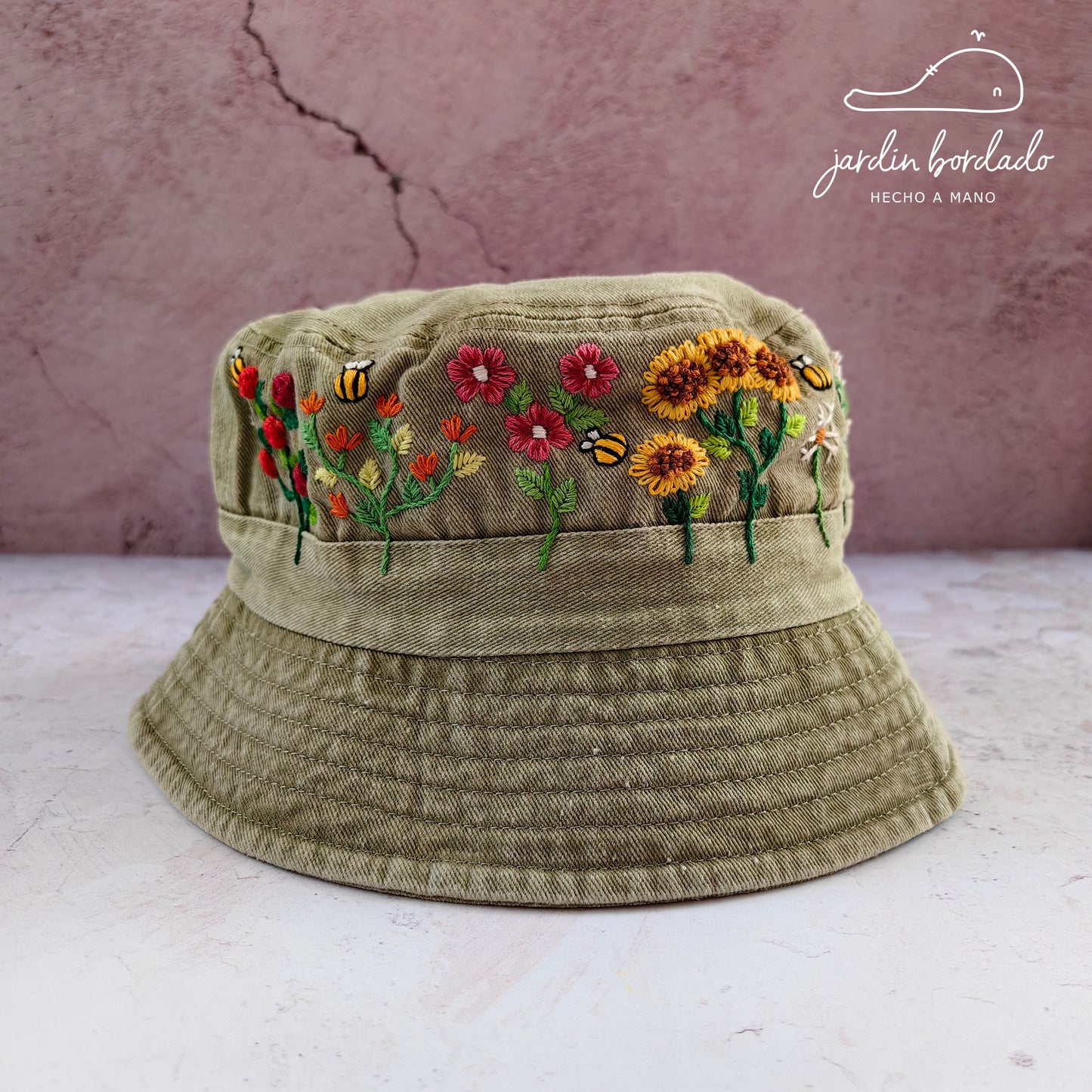 Bucket hat jardín (sobre pedido)