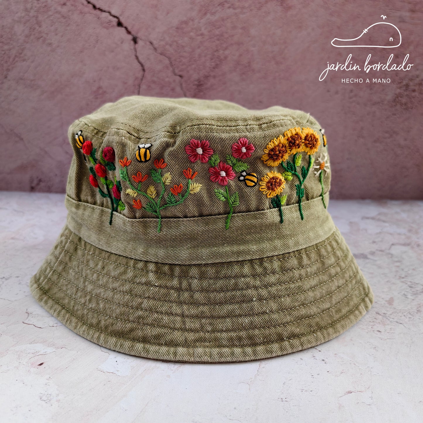 Bucket hat jardín (sobre pedido)