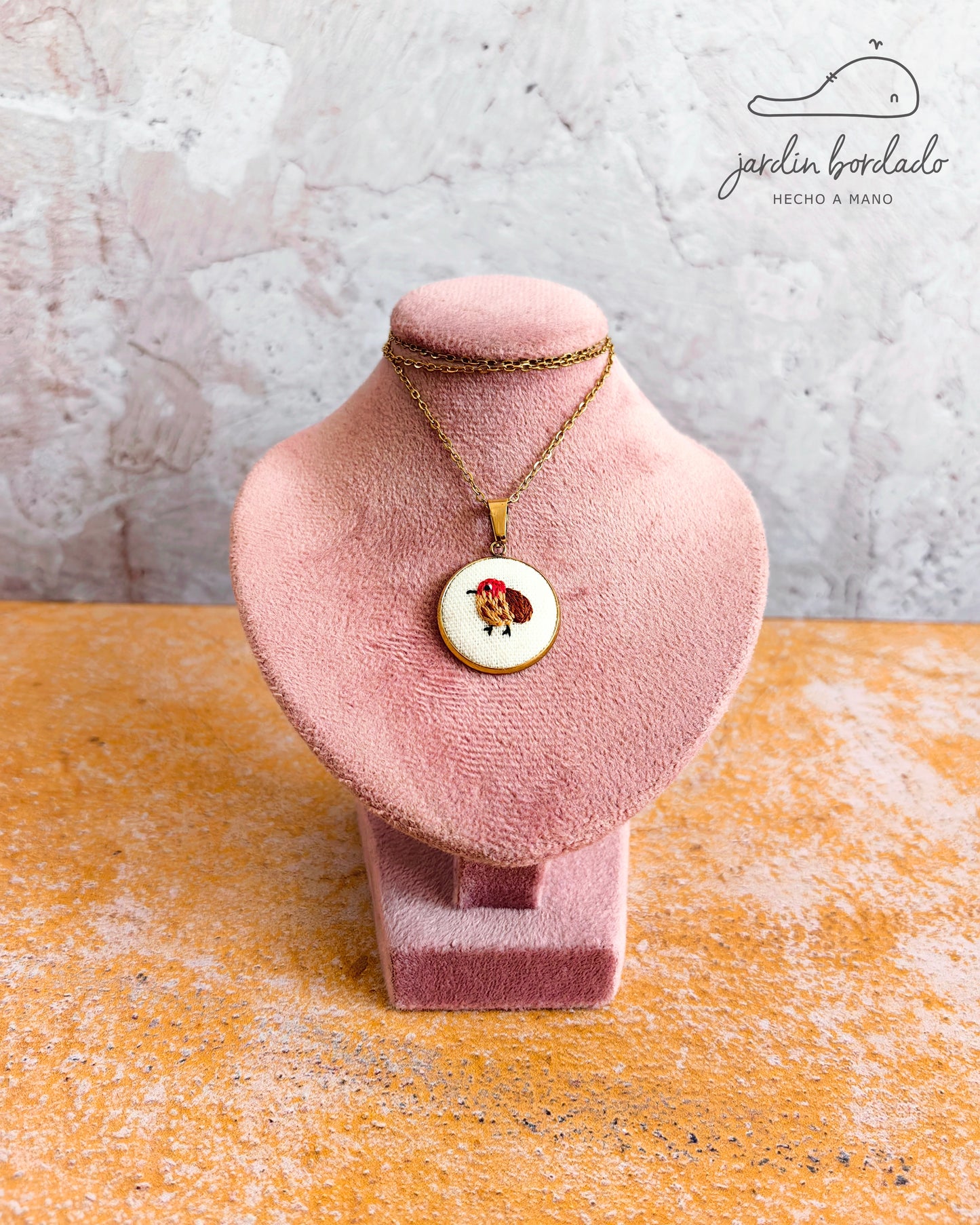 Mini collar pajarito