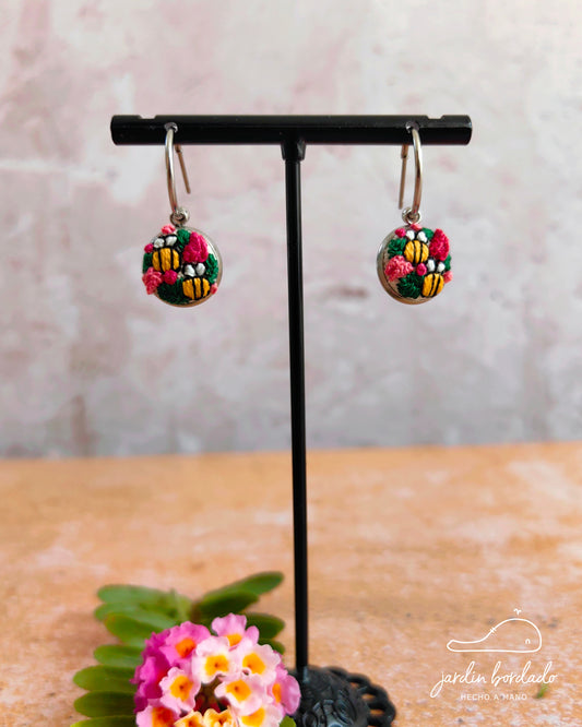 Aretes jardín abejitas