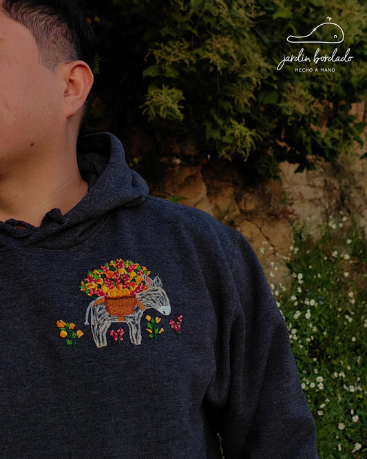 Sudadera Burrito Cempasúchil (Sobre pedido)