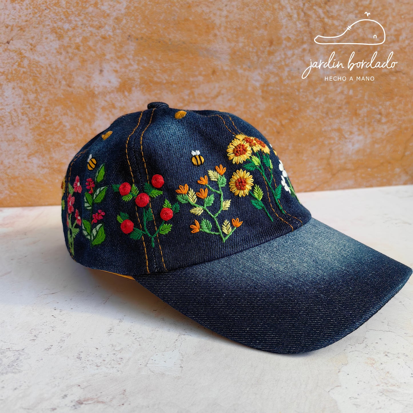 Gorra jardín mezclilla