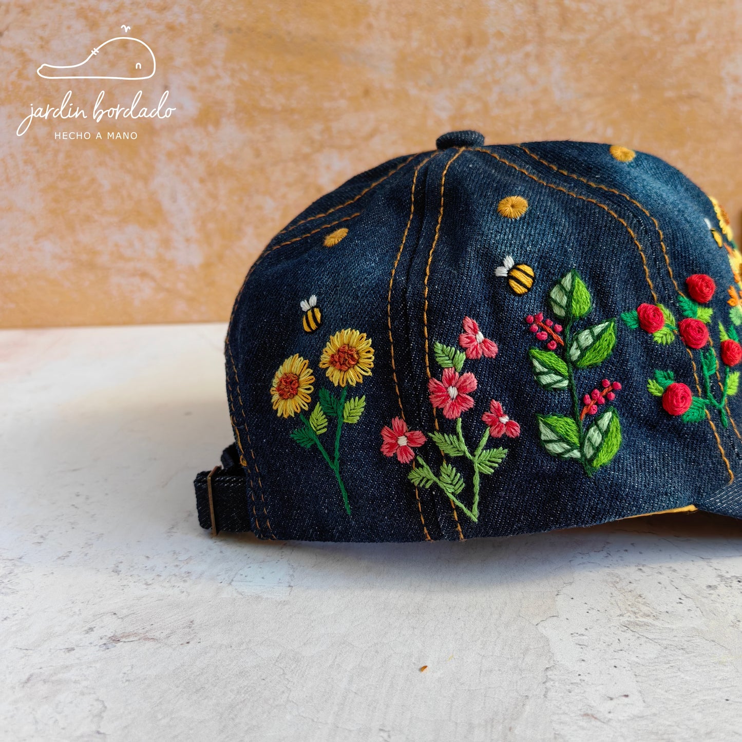 Gorra jardín mezclilla