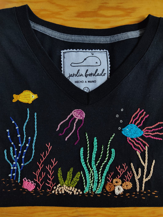 Playera arrecife (sobre pedido)