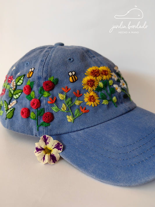 Gorra jardín royal (sobre pedido)